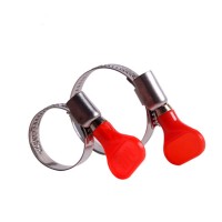 German type c clamp steel butterfly screw cable clamps steel with turn key hose clamp wing nut