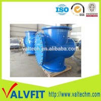 big size ductile cast iron T POT Strainer