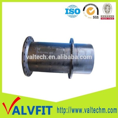 ductile iron single flanged pipe with puddle flange